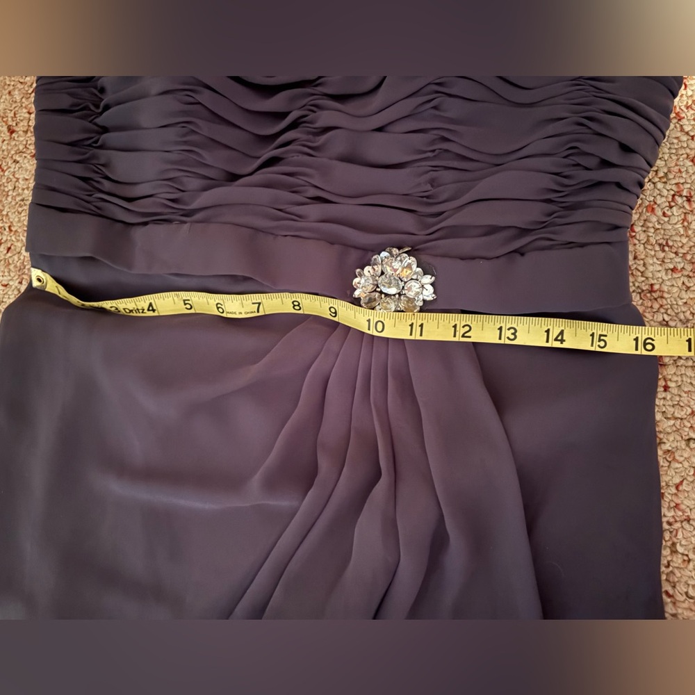 Elegant Gray Evening Gown, Mother of Bride or Groom Dress 12 - Picture 6 of 10